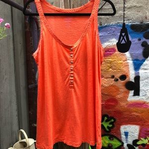 tangerine orange tank
